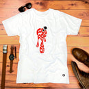 Camiseta Masculina Branca Foi por você