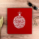 Camiseta Feminina Vermelha Happy Holidays