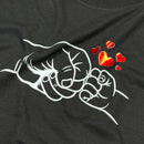 T-Shirt Infantil Preta Toque de Pai e Filho(a) Toque de Pai e Filho(a)