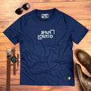 Camiseta Masculina Azul Jesus Cristo Holográfico