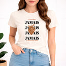 Camiseta Feminina Off White O Teu Olhar Jamais Se Afastou de mim