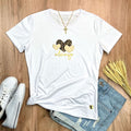 Camiseta Feminina Branca Aplique Always