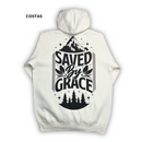 Moletom Canguru Com Capuz Off White Saved By Grace