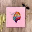 Camiseta Feminina Rosa Coração Pensamento