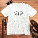 Camiseta Masculina Branca Cristo vive em mim