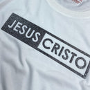 Camiseta Feminina Off White Jesus Cristo Glitter