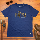 Camiseta Masculina Azul Papai Onde há um Pai há um Lar.