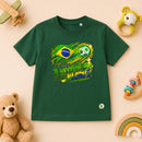 T-Shirt Infantil Verde A Vitória ja foi na Cruz