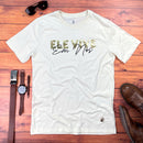 Camiseta Masculina Off White Ele vive Em Nós