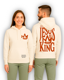 Moletom Canguru Com Capuz Off White Jesus Is King Coroa