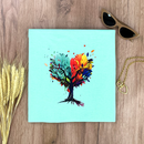 Camiseta Feminina Verde Menta Árvore de Coração