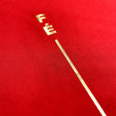 Camiseta Masculina Vermelha Fé Listra Dourado