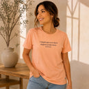 Camiseta Feminina Salmão A Alegria Que eu Te Darei