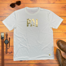 Camiseta Masculina Off White Pai Filhos Dourado