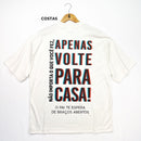 Oversized Off White Full Apenas Volte Para Casa!