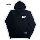 Moletom Canguru Com Capuz Preto Jesus Is The Hope