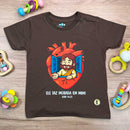 T-Shirt Infantil Marrom Ele Faz Morada Em Mim!