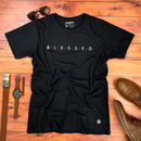 Camiseta Masculina Preta B.L.E.S.S.E.D