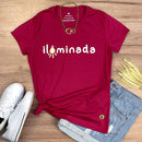 Camiseta Feminina Pink Iluminada