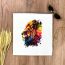 Camiseta Feminina Branca Leão