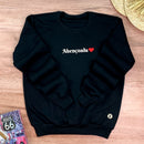 Moletom Preto Abençoada