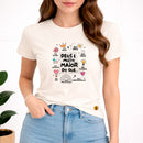 Camiseta Feminina  Off White  Deus é Muito Maior 