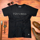 Camiseta Masculina Preta Equilibrio