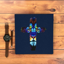 Camiseta Masculina Azul Cruz Leão Azul