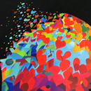 Camiseta Feminina Preta Coração Pensamento