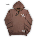 Moletom Canguru Com Capuz Marrom Go And Make Disciples