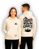 Moletom Canguru Com Capuz Off White Saved By Grace