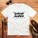 Camiseta Masculina Branca Holy Jesus Lives In