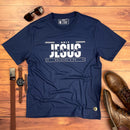 Camiseta Masculina Azul Holy Jesus Lives In