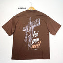 Oversized Marrom Full Cruz Foi Por Você!