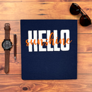 Camiseta Masculina Azul Hello Sunshine