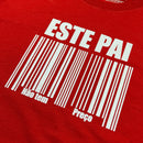 Camiseta Masculina Vermelha Este Pai Não Tem Preço