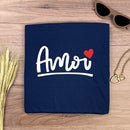 Camiseta Feminina Azul Amor Coração