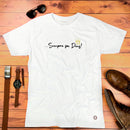 Camiseta Masculina Branca Sempre foi Deus