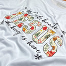 Camiseta Masculina Branca Celebrate Jesus