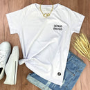 Camiseta Feminina Branca Jesus saves