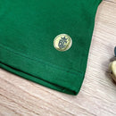 T-Shirt Infantil Verde Aplique J.E.S.U.S
