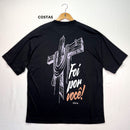Oversized Preta Full Cruz Foi Por Você!