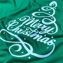 Camiseta Masculina Verde Árvore Merry Christmas