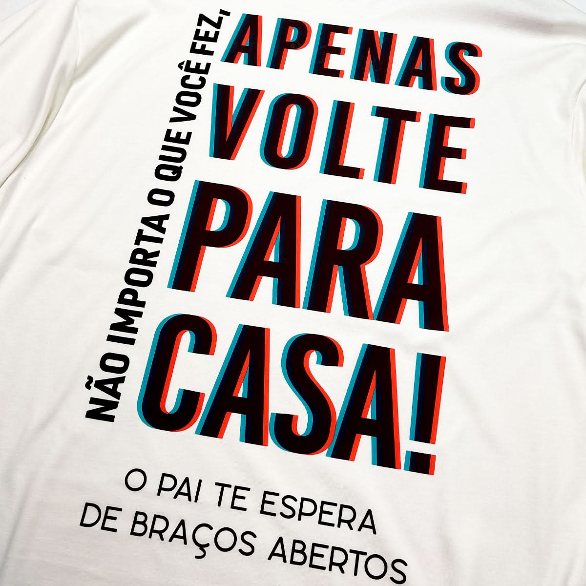 Oversized Off White Full Apenas Volte Para Casa!