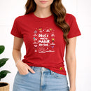 Camiseta Feminina  Vermelha Deus é Muito Maior 