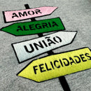 Moletom Cinza Direção Amor