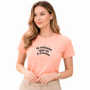 Camiseta Feminina Salmão Te Orienta Que tu é Crente