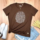 Camiseta Feminina Marrom Digital Filho De Deus