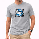 Camiseta Masculina Cinza Meu Fardo é Leve