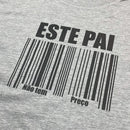 Camiseta Masculina Cinza Este Pai Não Tem Preço